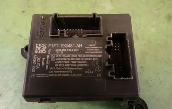 Ford Focus ST Keyless (KESSY) go control unit/module F1FT-19G481-AH