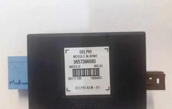 Peugeot 407 Alarm control unit/module 9657384680
