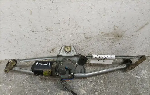 Renault Kangoo I Front wiper linkage and motor