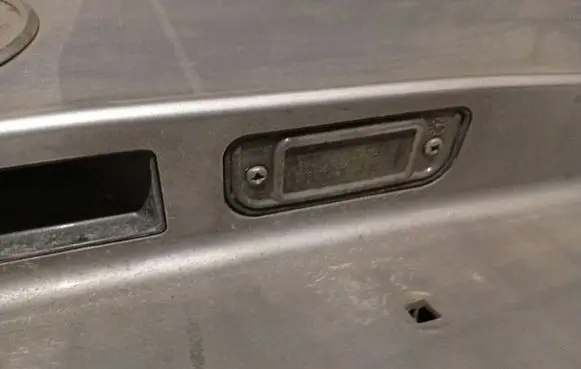Mercedes-Benz A W168 Number plate light