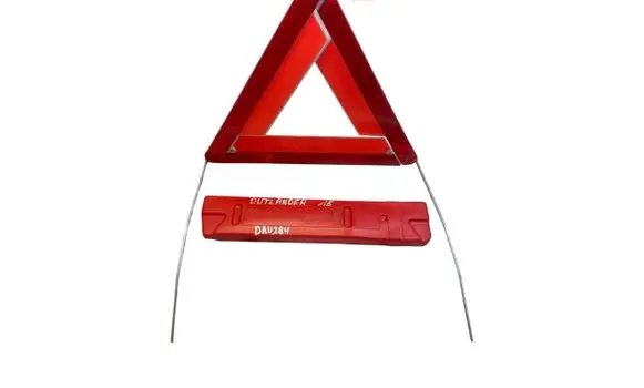 Mitsubishi Outlander Emergency warning sign MZ312957
