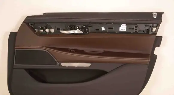 Front door card panel trim