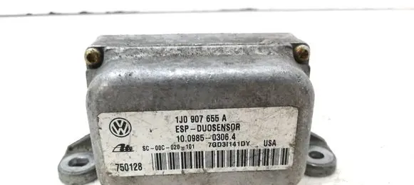 Volkswagen Golf IV ESP acceleration yaw rate sensor 1J0907655A 7GD31141DY 10098503064