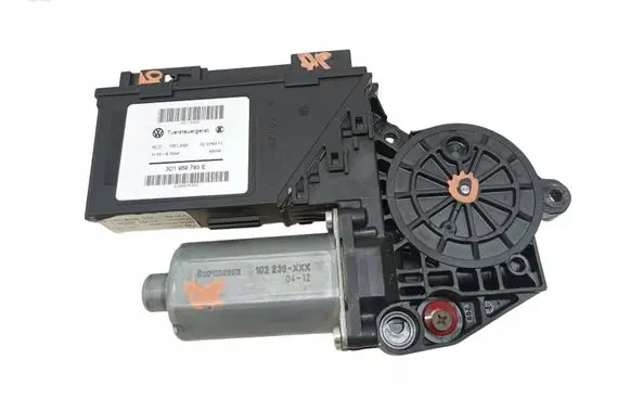 Volkswagen Touareg I Front door window regulator motor 3D1959793E