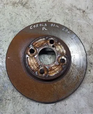 Toyota Corolla Verso E121 Front brake disc