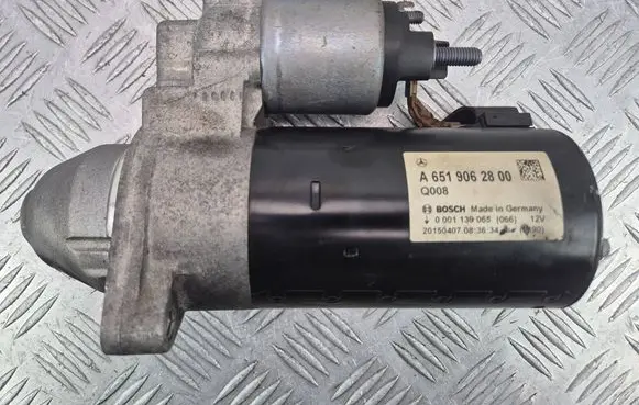 Mercedes-Benz C W204 Starter motor A6519062800 0001139065 20150407