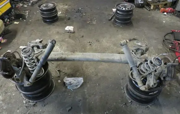 Rear beam