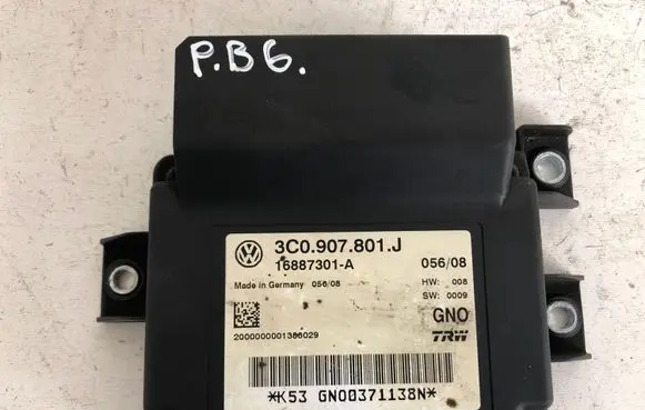 Volkswagen PASSAT B6 Hand brake control module 3C0907801J 16887301A