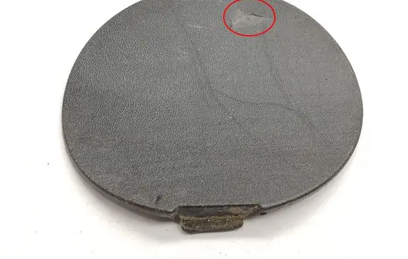 Rear bumper row hook cap/cover