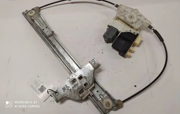 Front door window regulator with motor