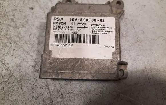 Peugeot 207 Airbag control unit/module 0285001885 9661890280 CEM00