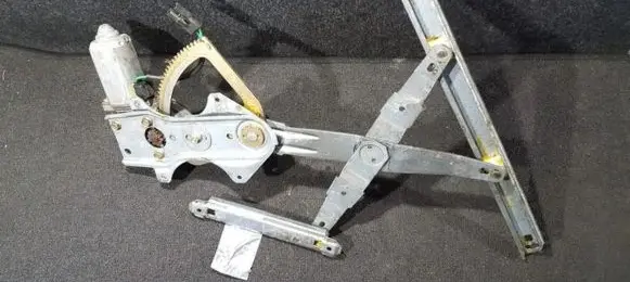 Sliding door window regulator with motor