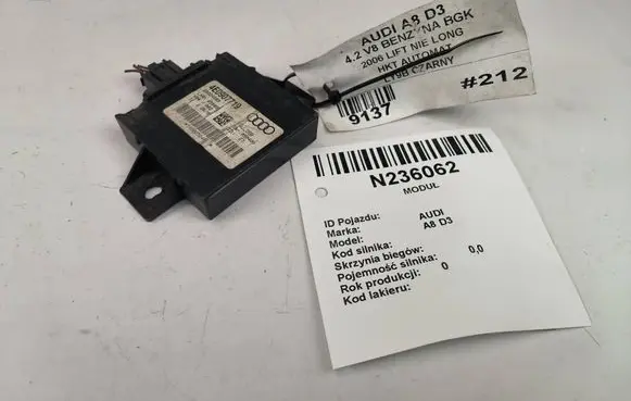 Audi A8 S8 D3 4E Alarm control unit/module 4E0907719 28024689 198005040R