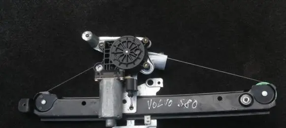 Sliding door window regulator with motor