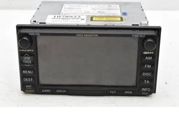 Toyota Avensis Verso Radio/CD/DVD/GPS head unit 0866200910