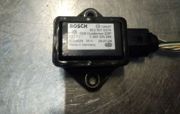 Audi A6 S6 C5 4B ESP acceleration yaw rate sensor 8E907637A 0265005245