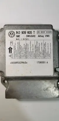 Skoda Octavia Mk2 (1Z) Airbag control unit/module 5WK43412 1K0909605T 17090501A