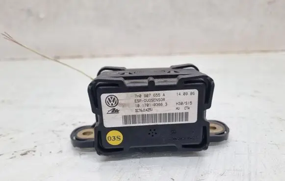 Volkswagen Golf Plus ESP acceleration yaw rate sensor 7H0907655A