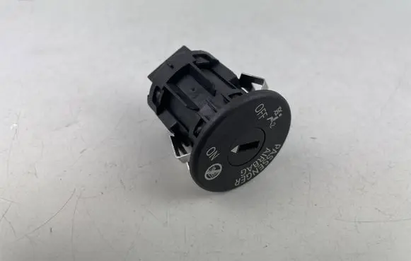 Passenger airbag on/off switch