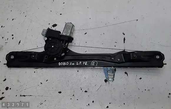 Fiat Doblo Rear door window regulator with motor 72027003