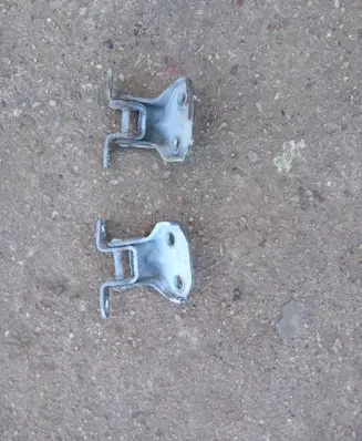 Front door hinge set