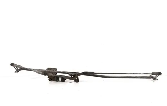 Front wiper linkage and motor