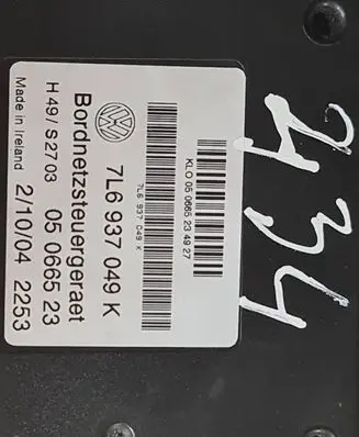 Volkswagen Touareg I Comfort/convenience module 7L6937049K 05066523 H49S2703