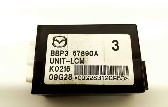 Mazda 3 II Light module LCM K0216 BBP367890A