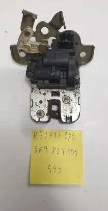 Audi A3 S3 8P Tailgate/trunk/boot lock/catch/latch 8K9827505