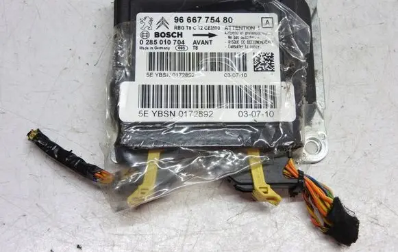 Peugeot 5008 Airbag control unit/module 9666775480