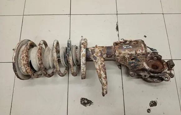 Audi A6 S6 C4 4A Front shock absorber with coil spring