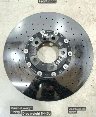 Porsche Panamera (971) Front brake disc 971615302C