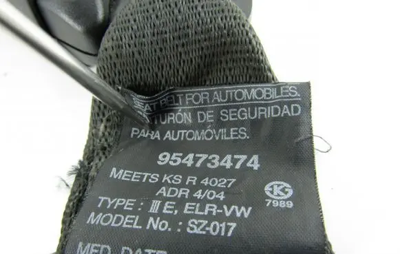 Opel Antara Front seatbelt 95473474