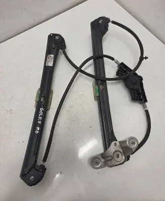 Volkswagen Golf VII Front window lifting mechanism without motor 5G3837462G 122273