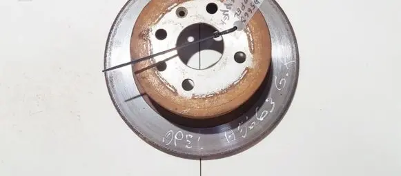 Opel Vectra B Rear brake disc neventiliuojamas