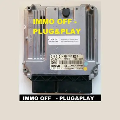Audi A6 S6 C6 4F Engine control unit/module 4F0907401C 0281013611