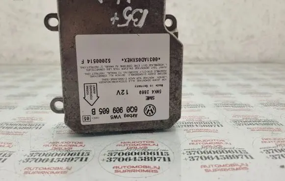 Volkswagen PASSAT B5.5 Airbag control unit/module 6Q0909605B