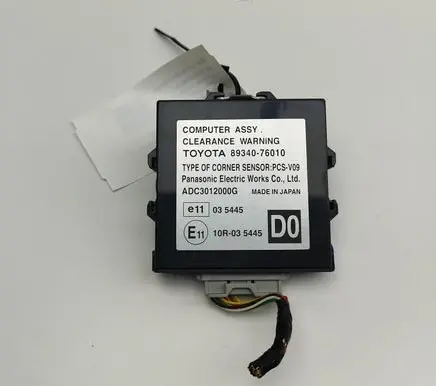 Lexus CT 200H Parking PDC control unit/module 8934076010