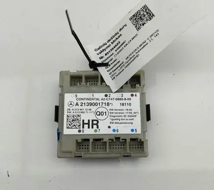 Mercedes-Benz E W213 Door control unit/module A2139001718 A2C7470860800