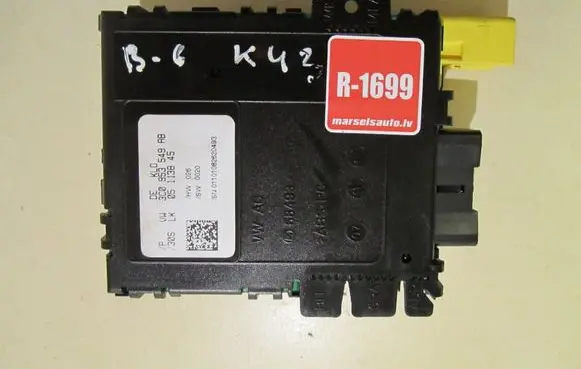 Volkswagen PASSAT B6 Steering angle sensor 3C0953549AB