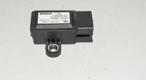 BMW 5 E39 ESP acceleration yaw rate sensor 6753694 0265005248