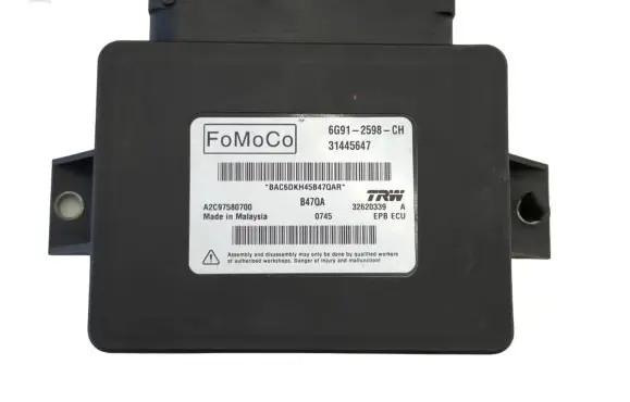Volvo S60 Hand brake control module 6G912598CH 31445647 32620339