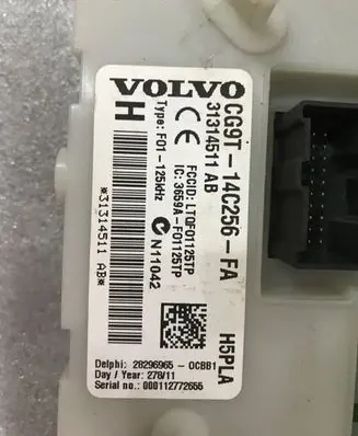 Volvo XC60 Comfort/convenience module CG9T14C256FA 31314511AB