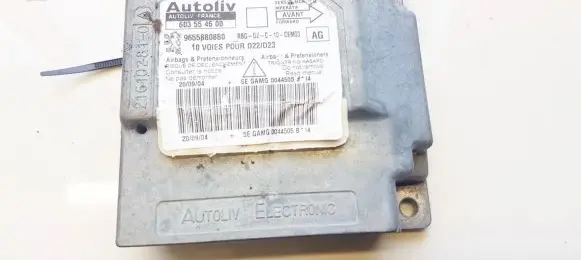 Peugeot 407 Airbag control unit/module 603554600 9655880880