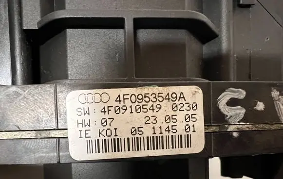 Audi A6 S6 C6 4F Wiper control stalk 4E0953503C 29050513 K0301204603