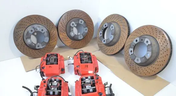 Porsche 911 997 Brake discs and calipers set 996351410