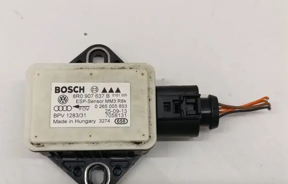 Audi A4 S4 B8 8K ESP acceleration yaw rate sensor 8R0907637B