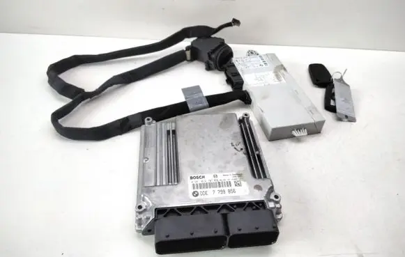BMW 5 E60 E61 Engine ECU kit and lock set 6954722 7799856 6981416