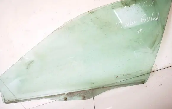 Mitsubishi Galant Front door window glass four-door