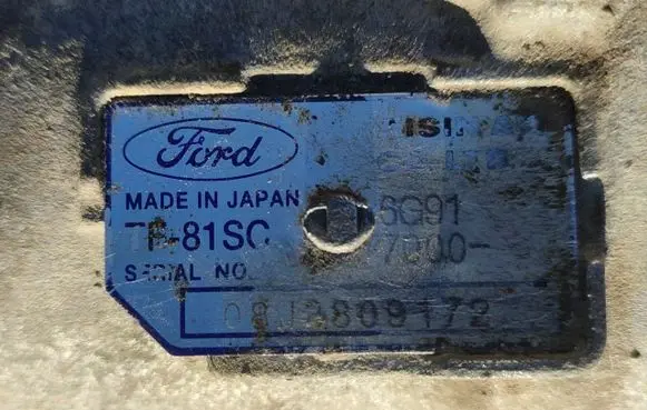 Ford Focus ST Electric car Transmission 6G917000BB